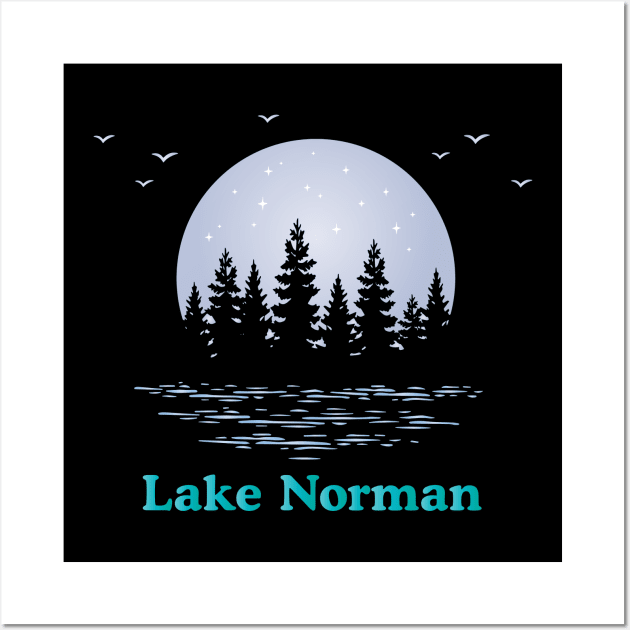 Lake Norman NC Outdoor Adventure Family Vacation Wall Art by Pine Hill Goods